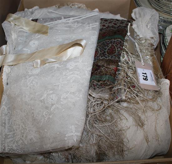 A collection of Georgian textiles,